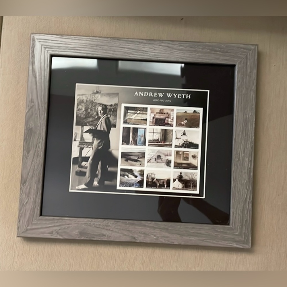 Andrew Wyeth Memorabilia + Frame
